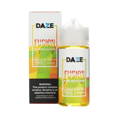 Yellow Green Red Mango 7 Daze Fusion e-Juice 100ml