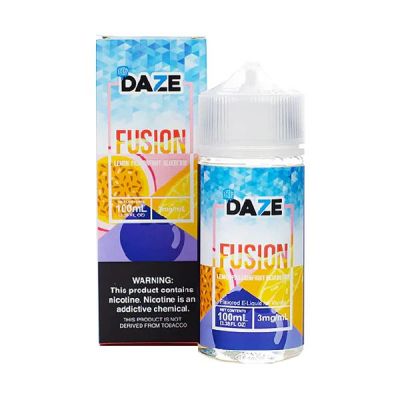 Lemon Passionfruit Blueberry Iced 7 Daze Fusion e-Juice 100ml