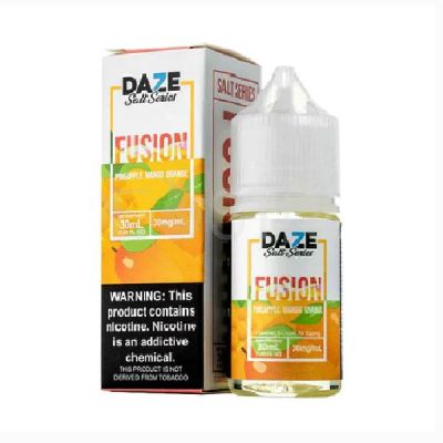 Pineapple Mango Orange 7 Daze Fusion e-Juice Salt Nic 30ml-30mg
