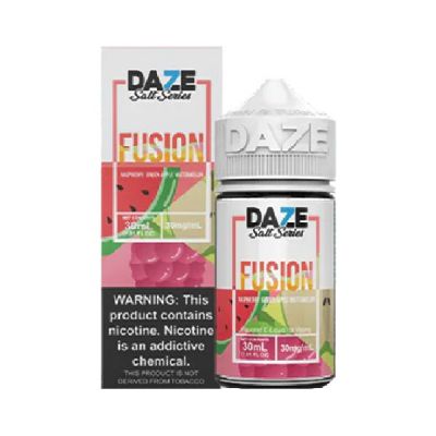 Raspberry Green Apple Watermelon 7 Daze Fusion e-Juice Salt Nic 30ml-30mg