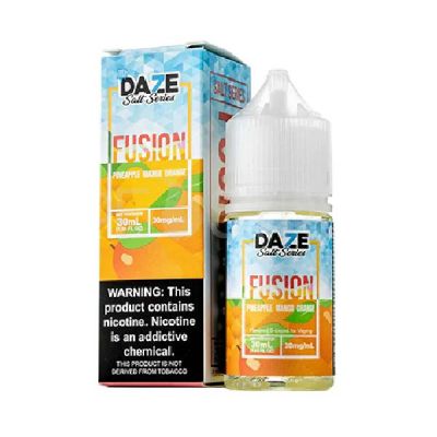 Pineapple Mango Orange Iced 7 Daze Fusion e-Juice Salt Nic 30ml-30mg