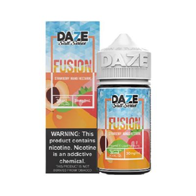Strawberry Mango Nectarine Iced 7 Daze Fusion e-Juice Salt Nic 30ml