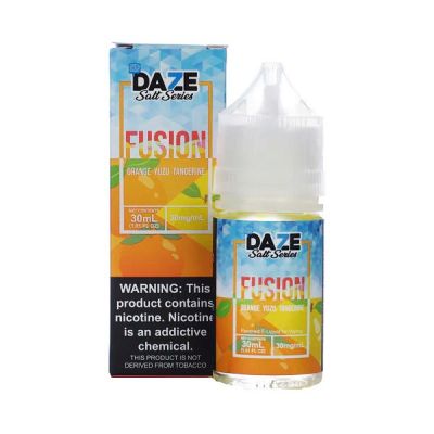 Orange Yuzu Tangerine Iced 7 Daze Fusion e-Juice Salt Nic 30ml