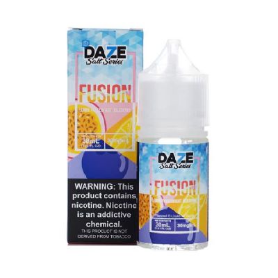 Lemon Passionfruit Blueberry Iced 7 Daze Fusion e-Juice Salt Nic 30ml-30mg