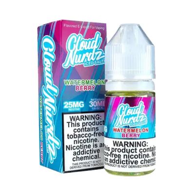 Cloud Nurdz Watermelon Berry Iced E-Juice Salt-Nic 30 ml