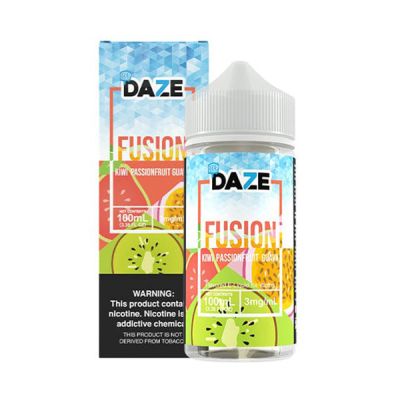 Kiwi Passionfruit Guava Iced 7 Daze Fusion E-Juice 100ml