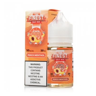 Peach Menthol The Finest Salt Nic E-Juice 30ml