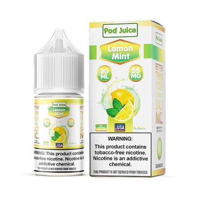 Lemon Mint Pod Juice TFN Salt Nic E-Juice 30ml
