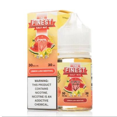 Lemon Lush Menthol The Finest Salt Nic E-Juice 30ml