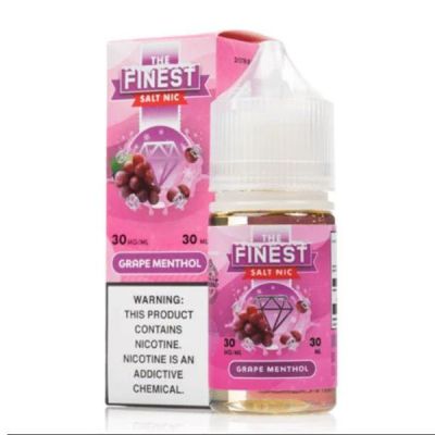 Grape Menthol The Finest Salt Nic E-Juice 30ml
