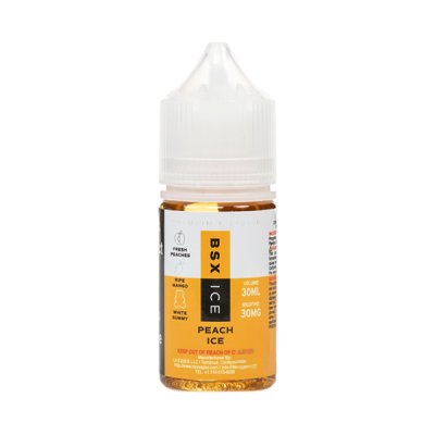 Peach Ice Basix Glas Salt Nic E-Juice 30ml
