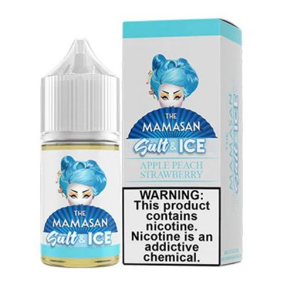 Apple Peach Strawberry Ice The Mamasan Salt Nic E-Juice 30ml