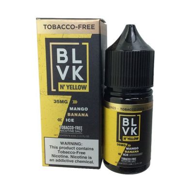 BLVK Mango Banana Ice N' Yellow TFN Salt Nic E-Juice 30ml