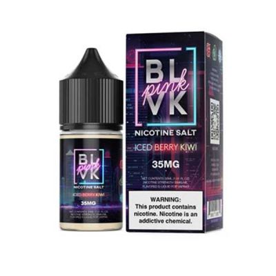 BLVK Iced Berry Kiwi Pink TFN Salt Nic E-Juice 30ml