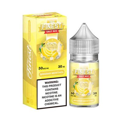 Banana Menthol The Finest Salt Nic E-Juice 30ml