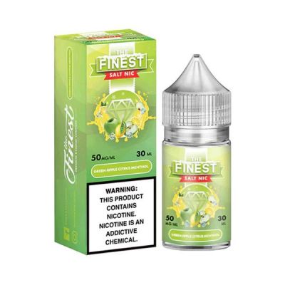 Green Apple Citrus Menthol The Finest Salt Nic E-Juice 30ml