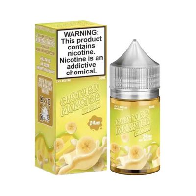 Banana Custard Monster Salt Nic E-Juice 30ml