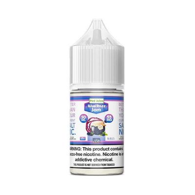 Pod Juice Blue Razz Jam TFN Salt Nic E-Juice 30ml