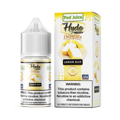 Pod Juice Hyde Lemon Bar Vape Juice TFN Salt Nic E-Juice 30ml