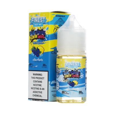 Blue Berries Lemon Swirl Menthol The Finest Salt Nic E-Juice 30ml