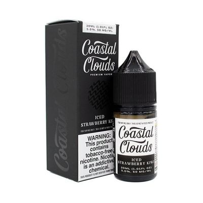 Coastal Clouds Iced Strawberry Kiwi TFN Salt Nic E-Juice 30ml