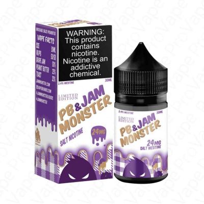Grape PB & Jam Salt Jam Monster 30mL