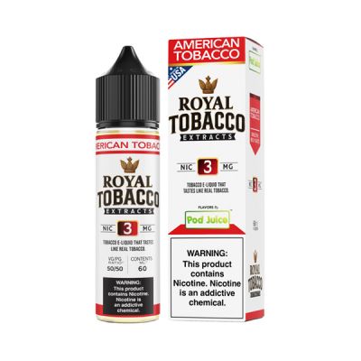 American Tobacco Pod Juice Royal Tobacco Extracts 60ml