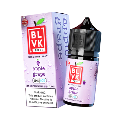 Apple Grape Ice BLVK Fuji Salt Nic E-Juice 30ml 