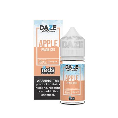 Peach Iced Salt Reds Apple Daze 30mL-30mg