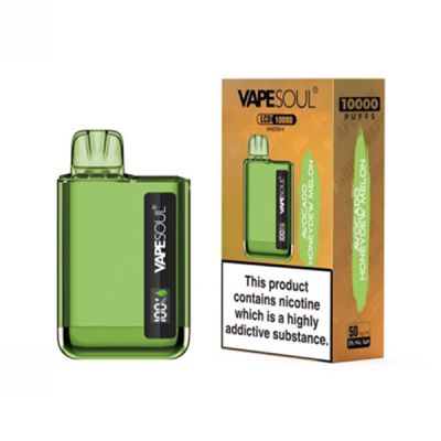 Avocado Honeydew Melon VapeSoul LCD 10000 Puffs Mesh Disposable