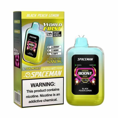 Black Peach Lemon Smok Spaceman Nebula 25K Plus Disposable