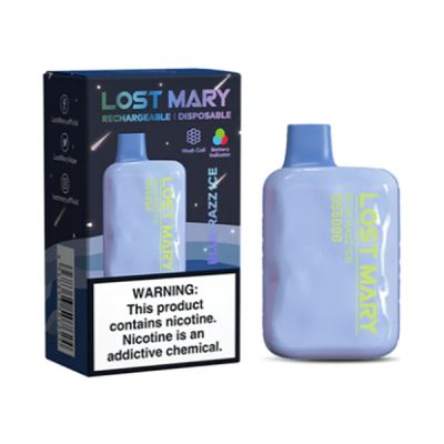 Blue Razz Ice Lost Mary OS5000 Disposable