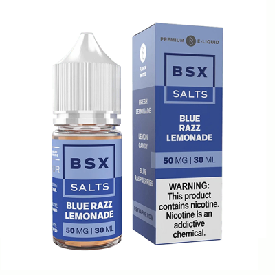 Blue Razz Lemonade Glas BSX Salt Nic E-Juice 30ml