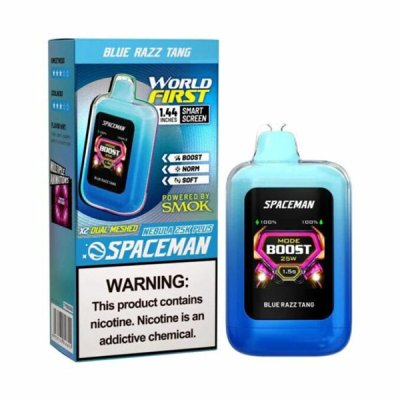 Blue Razz Tang Smok Spaceman Nebula 25K Plus Disposable