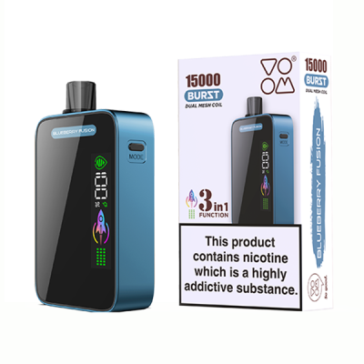 Blueberry Fusion VOOM Burst 15000 Puffs Disposable