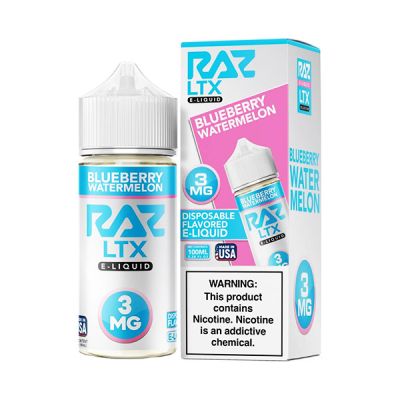 Blueberry Watermelon Pod Juice & RAZ LTX E-Juice 100ml