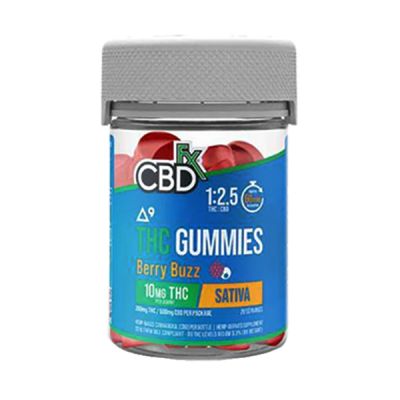 CBDfx Berry Buzz D9 THC Gummies 20ct
