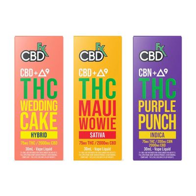 CBDfx CBD + Delta-9 THC Vape Juice 30 ml