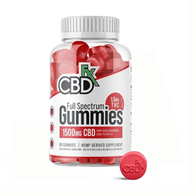 CBDfx Full Spectrum Gummies 1500mg 60ct