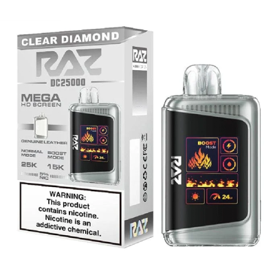 Clear Diamond Raz DC25000 Disposable Vape