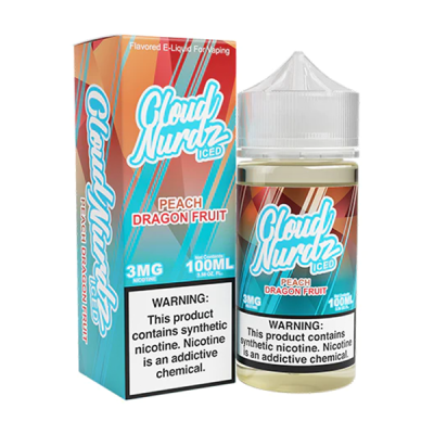 Cloud Nurdz Peach Dragon fruit Iced 100ml