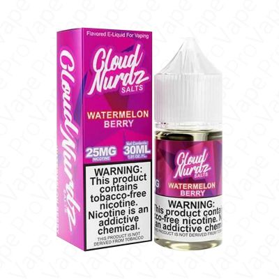 Watermelon Berry Salt Cloud Nurdz 30mL