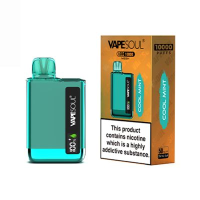 Cool Mint VapeSoul LCD 10000 Puffs Mesh Disposable