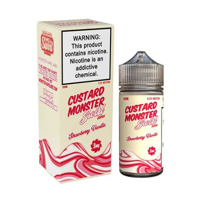 Custard Monster Swirl Edition Strawberry Vanilla 100ml
