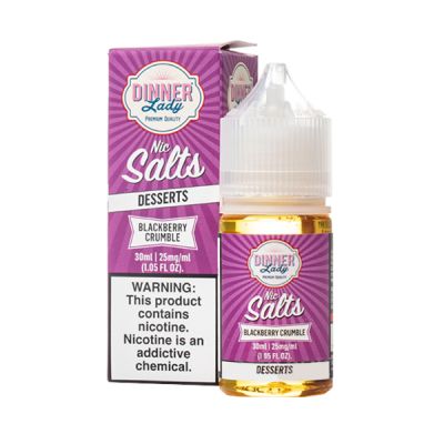 Dinner Lady Blackberry Crumble TFN Salt Nic E-Juice 30ml