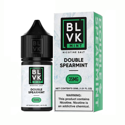 Double Spearmint Ice BLVK Mint Salt Nic E-Juice 30ml