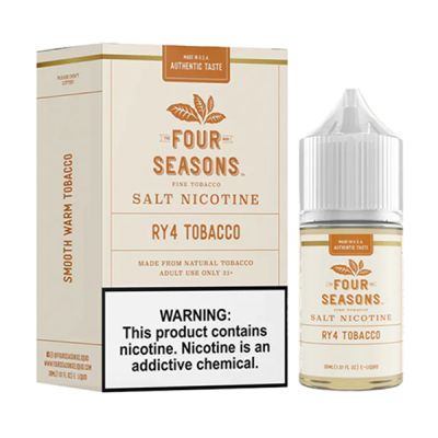 Four Seasons RY4 Tobacco Salt Nicotine e-Juice Salt Nic 30 ml