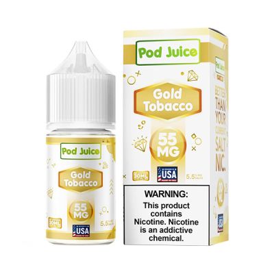 Gold Tobacco Pod Juice Salt Nic E-Juice 30ml