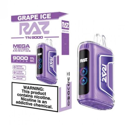 Grape Ice RAZ TN9000 Disposable Vape