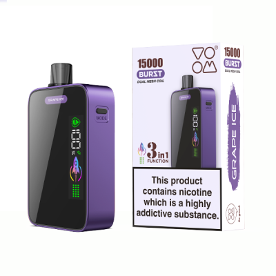 Grape Ice VOOM Burst 15000 Puffs Disposable